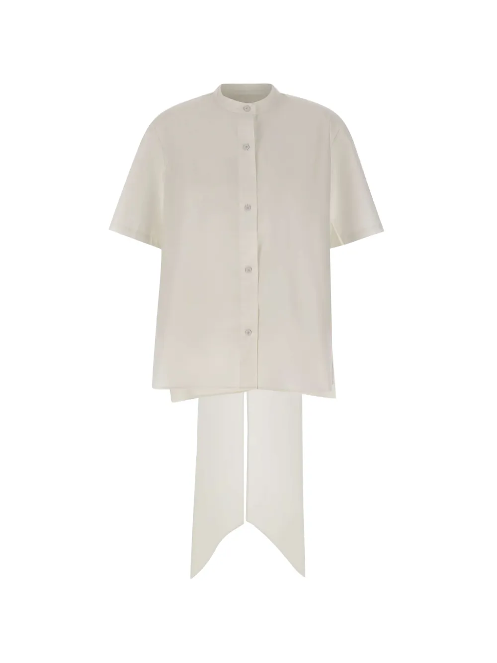 The Garment mandarin collar bands shirt - Bianco