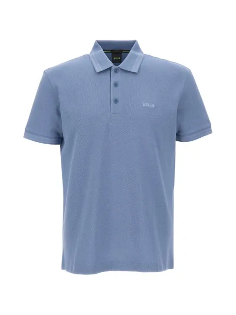 BOSS Paddy embroidered pique polo shirt