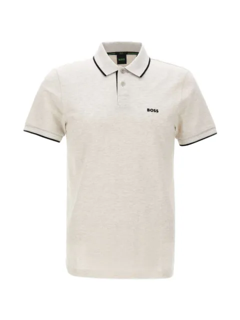 BOSS Paul contrast trim polo shirt
