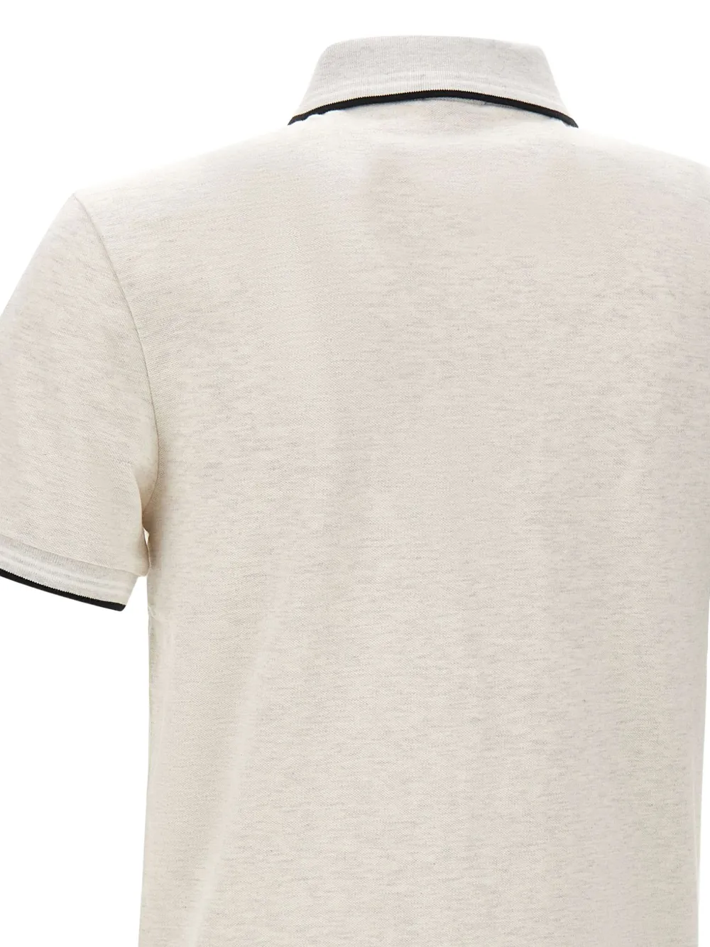 BOSS Paul poloshirt met contrasterende afwerking Beige