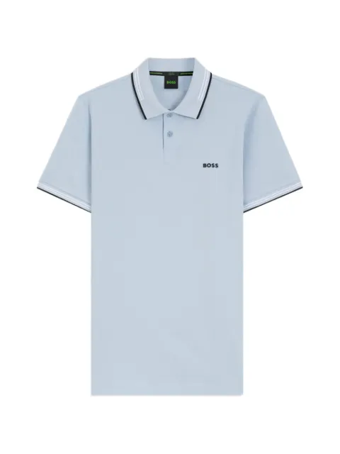 BOSS Paul contrast trim polo shirt