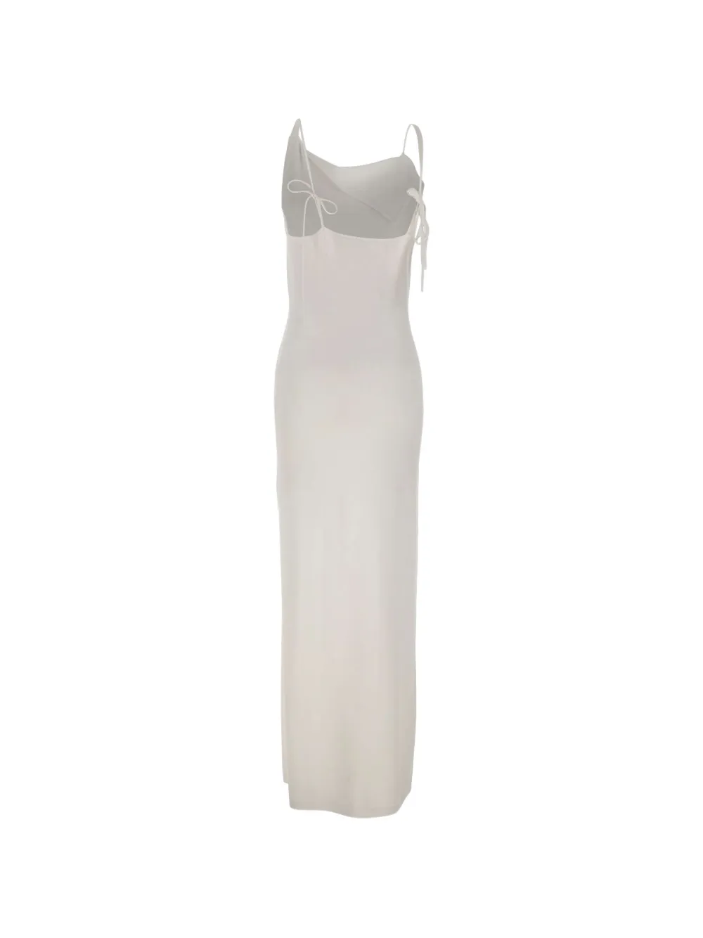  A. Roege Hove Trine Tie-strap Maxi Dress - White 