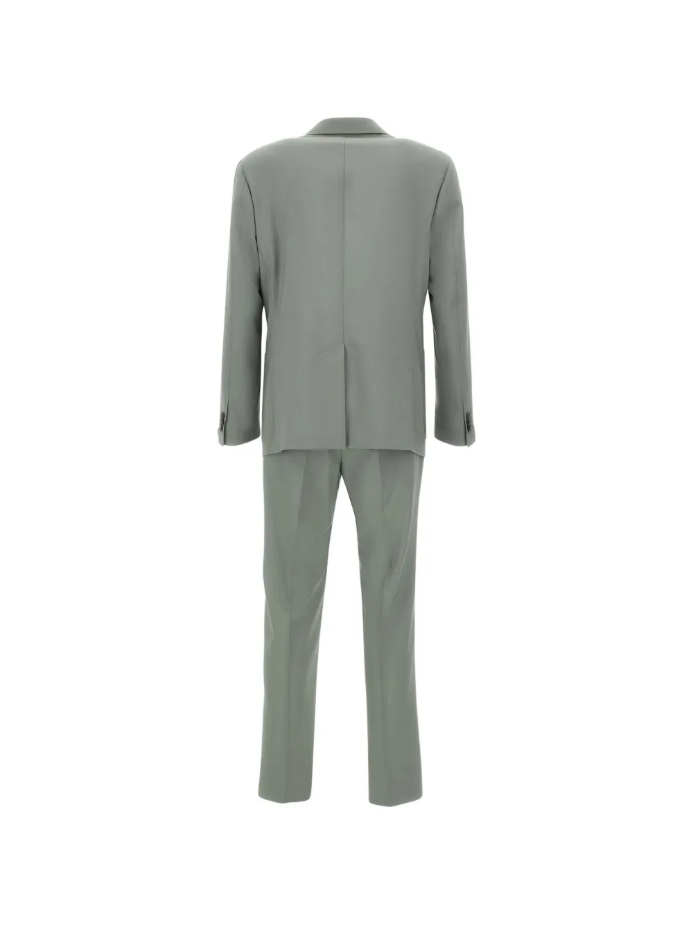  Corneliani Double-breasted Patch Pocket Suit - Green 