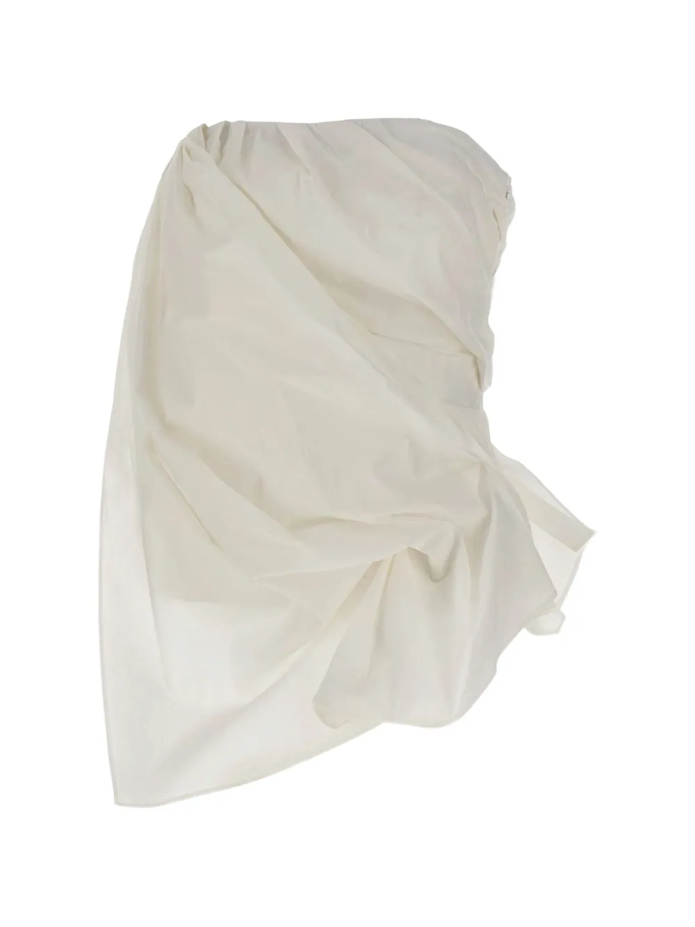 The Garment Bazaar Bustier draped bustier top - Bianco