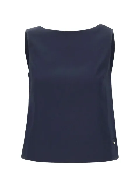 Herno boat neck bows blouse