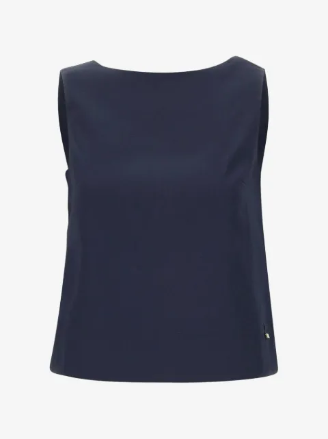 Herno boat neck bows blouse