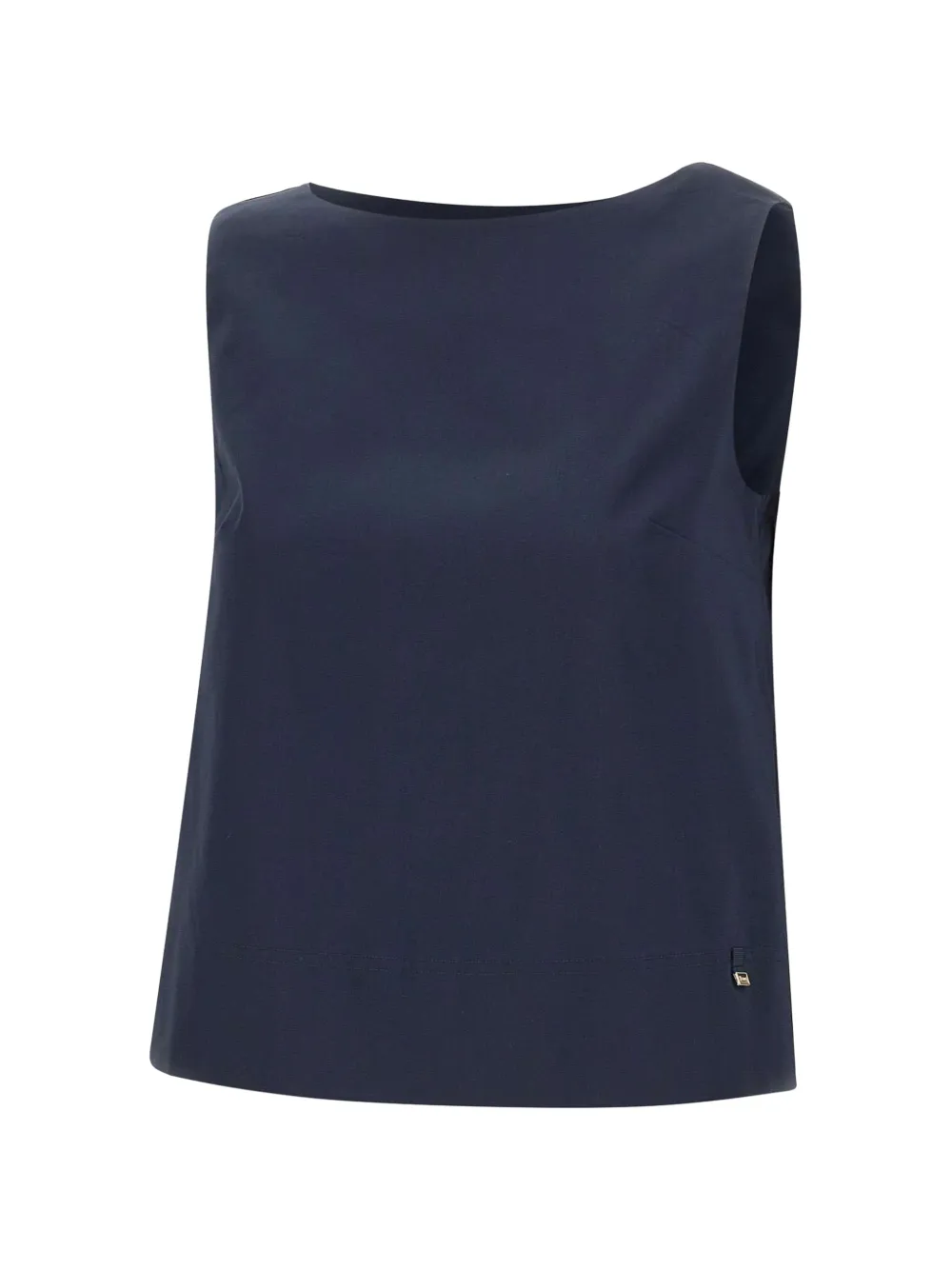  Herno Boat Neck Bows Blouse - Blue 