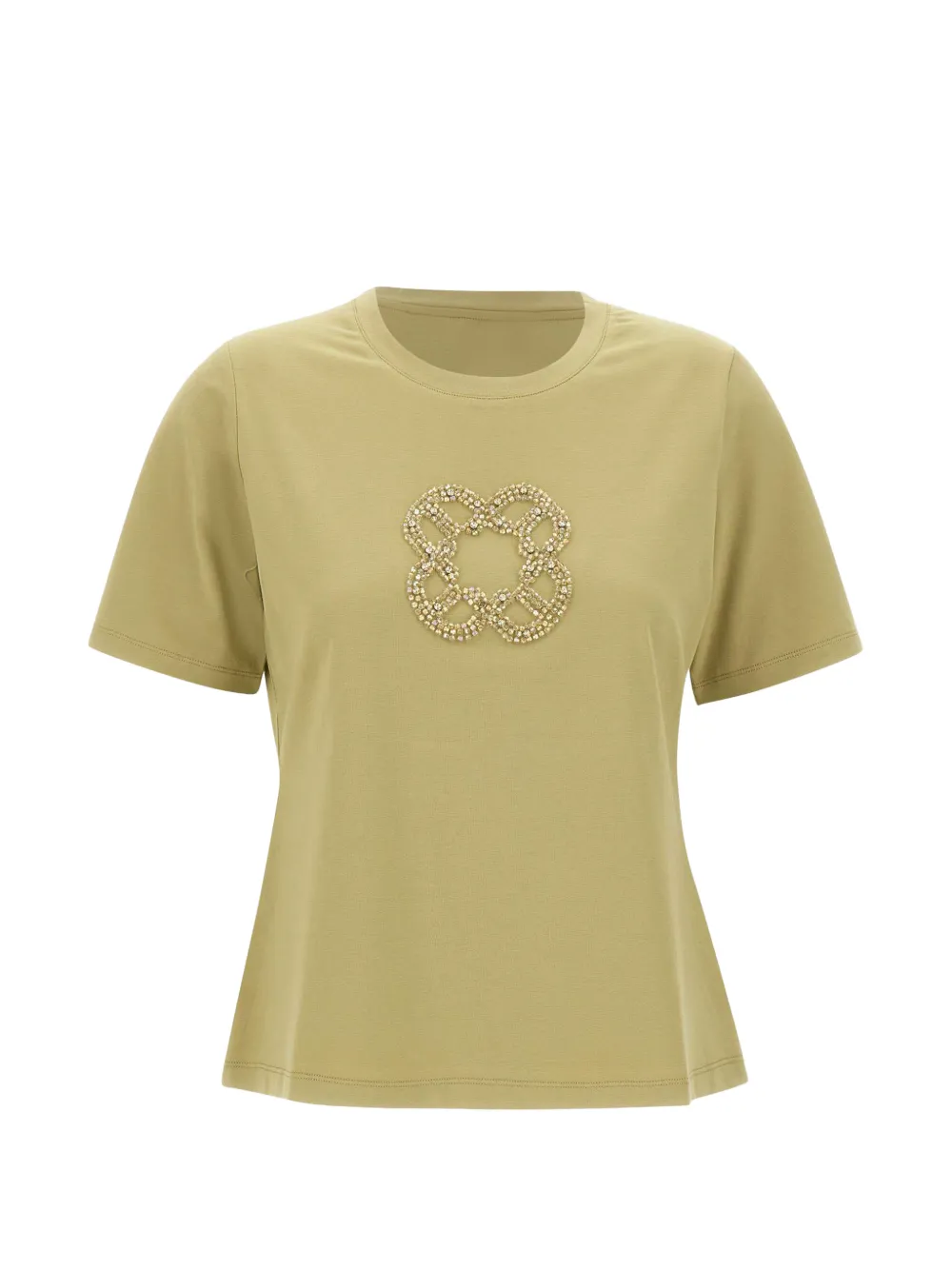 ELENA MIRO` jewel monogram T-shirt - Verde