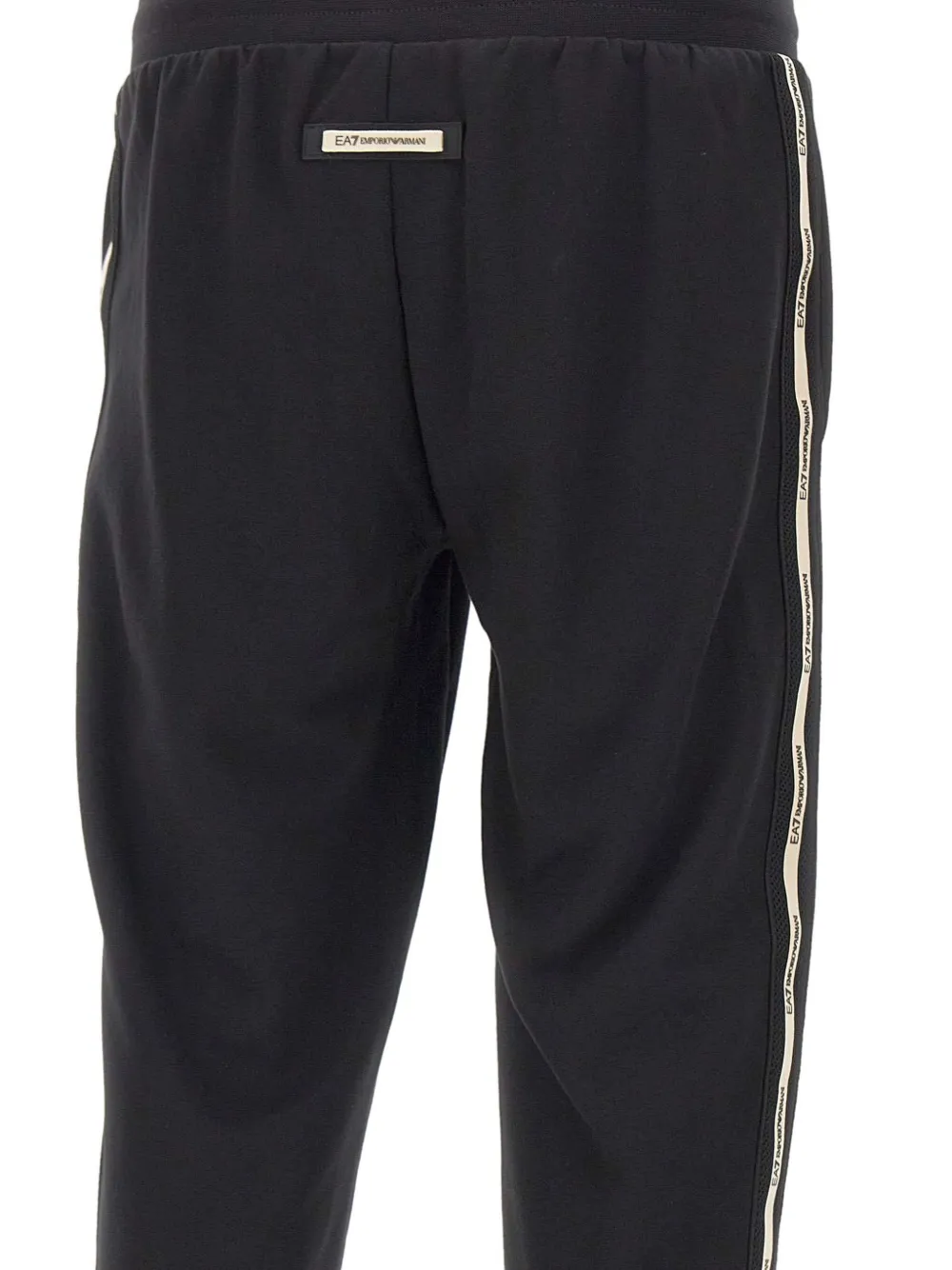 Ea7 Emporio Armani Trainingsbroek met logoband Zwart
