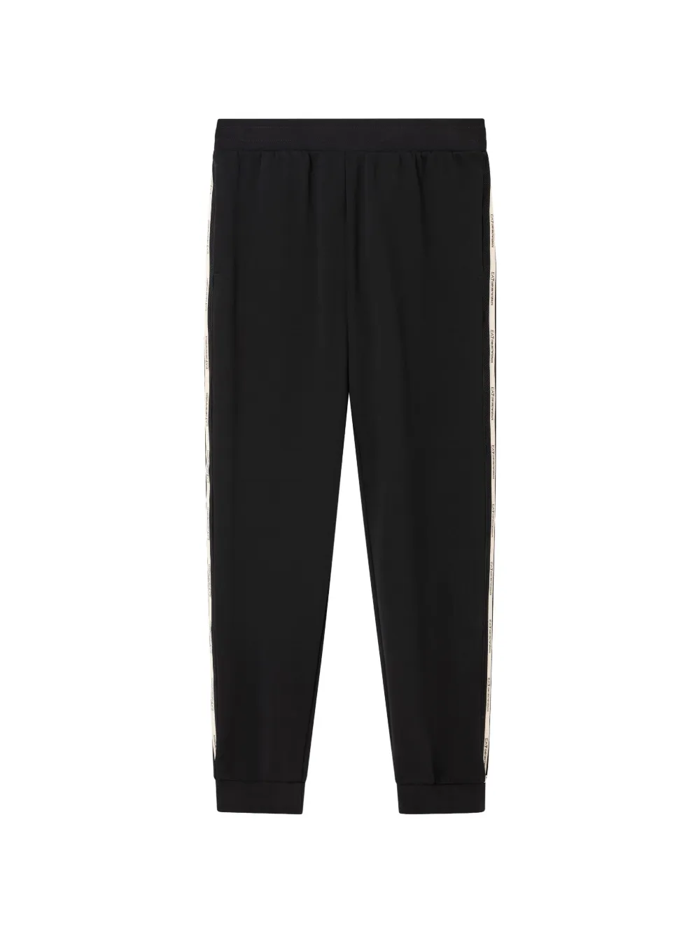 Ea7 Emporio Armani logo-tape track pants - Nero
