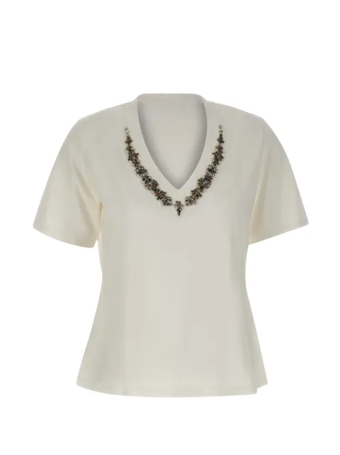 ELENA MIRÒ playera con cuello en V