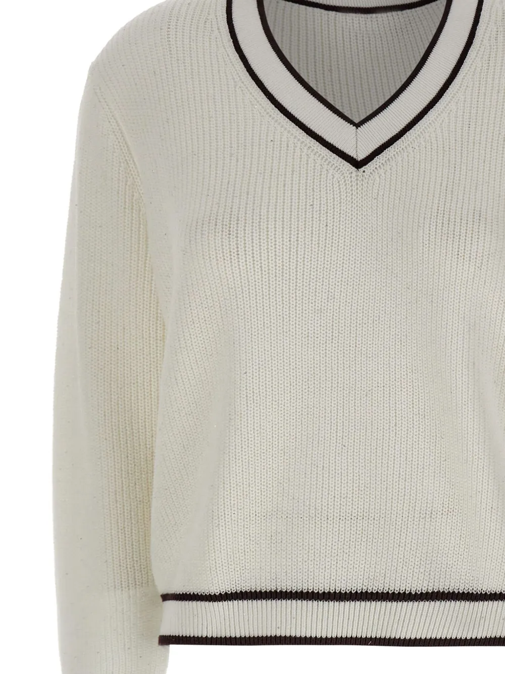 Kangra Trui met V-hals Beige