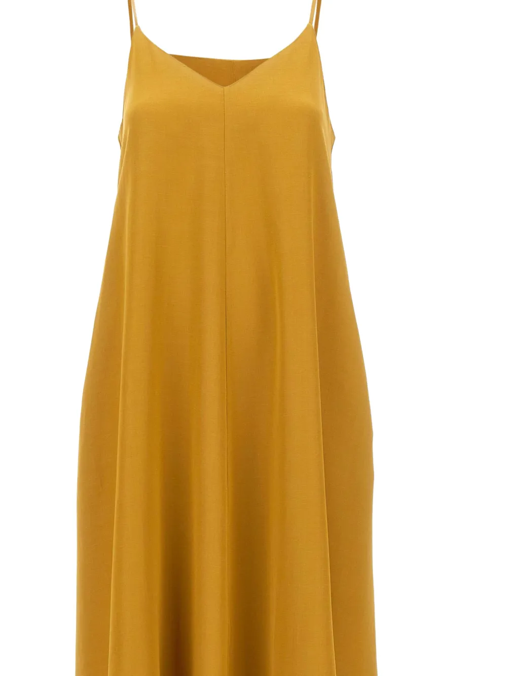 Marella Midi-jurk met V-hals Geel