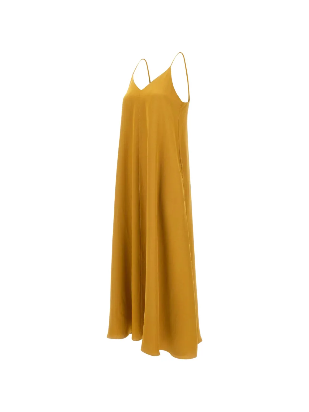 Marella Midi-jurk met V-hals Geel