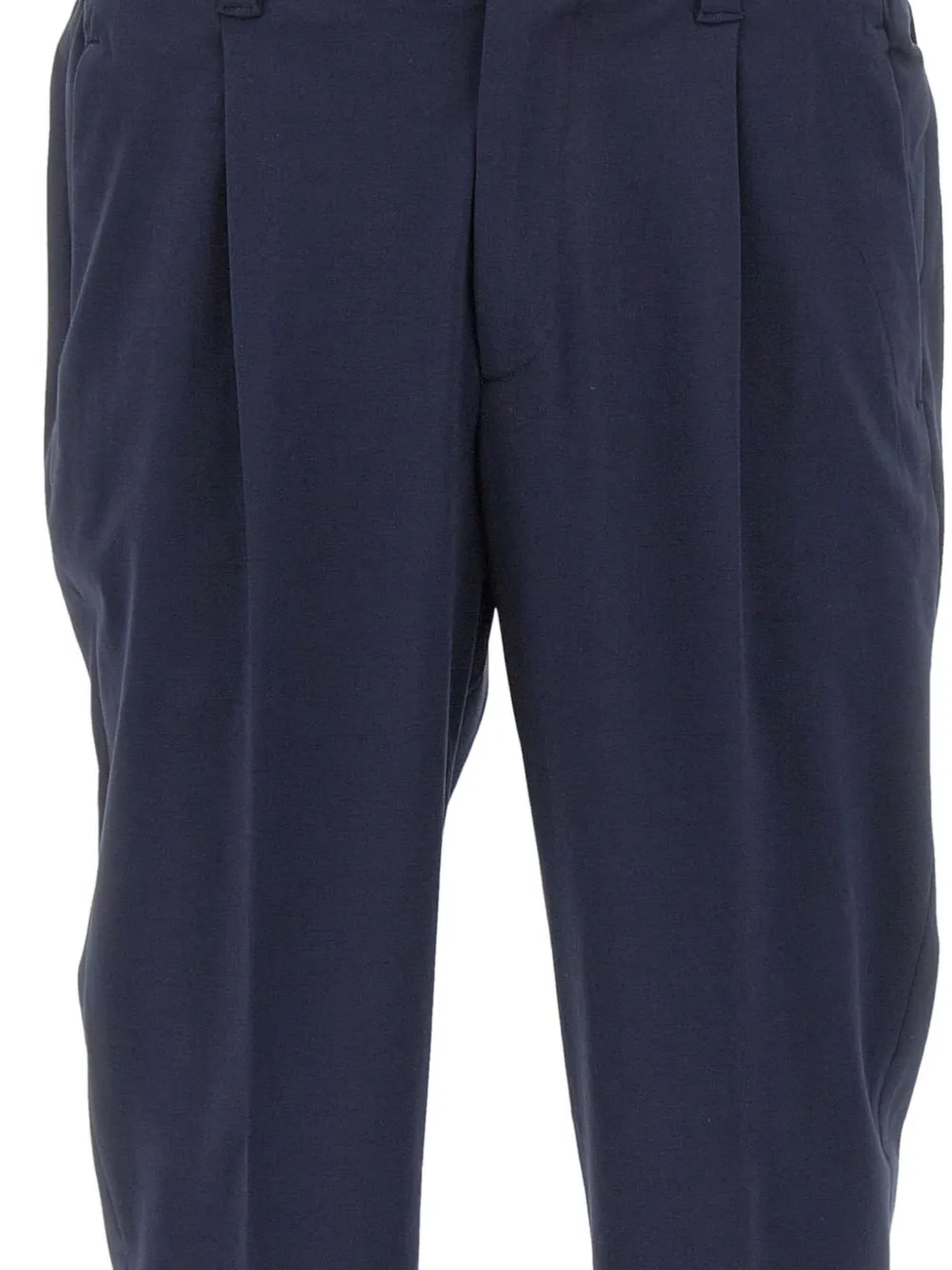 Devore Pleated Trousers In Blue