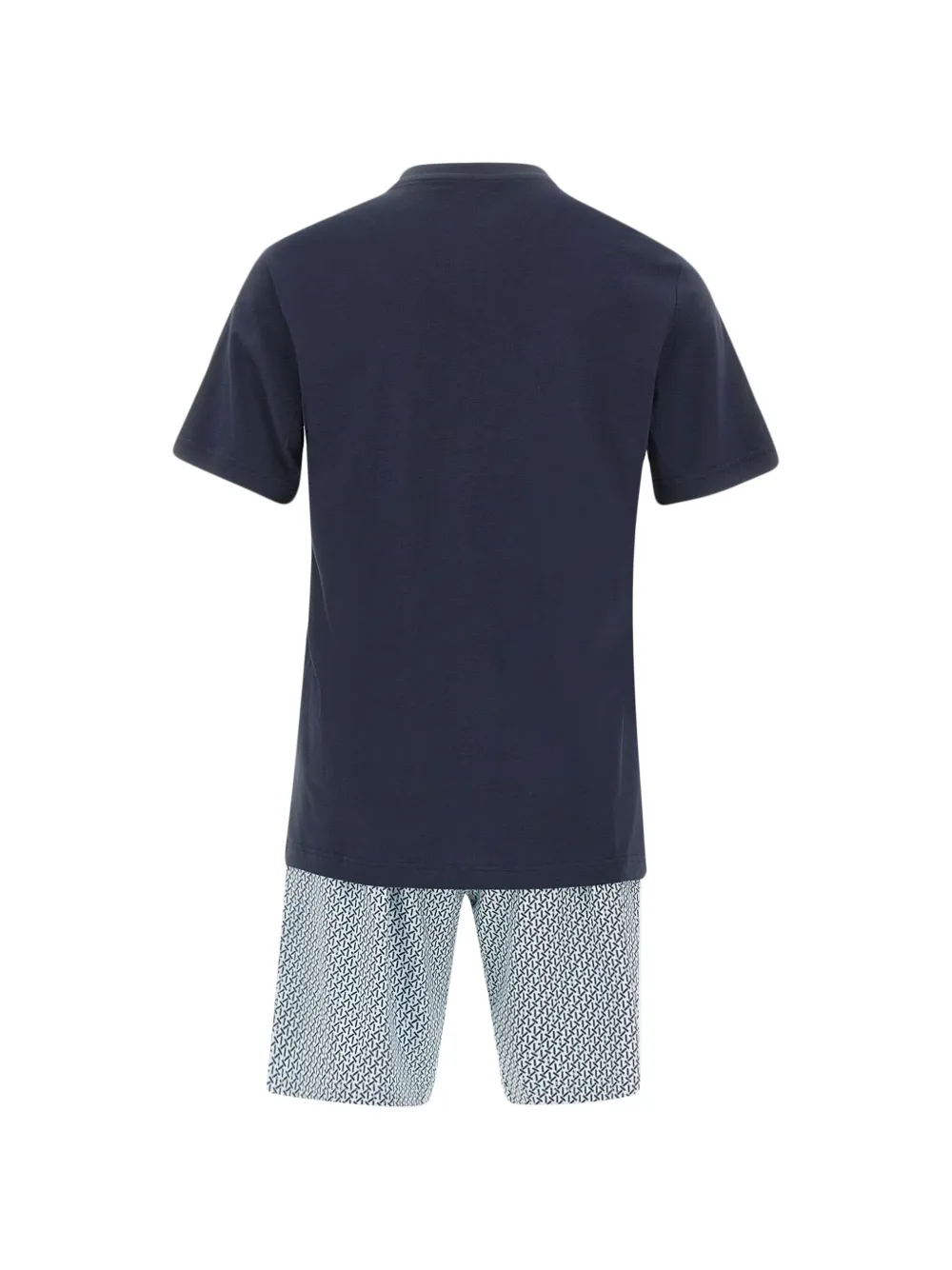  Emporio Armani Logo Patterned Pajama (set Of Two) - Blue 