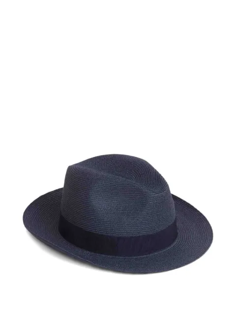 Borsalino ribbon hemp hat