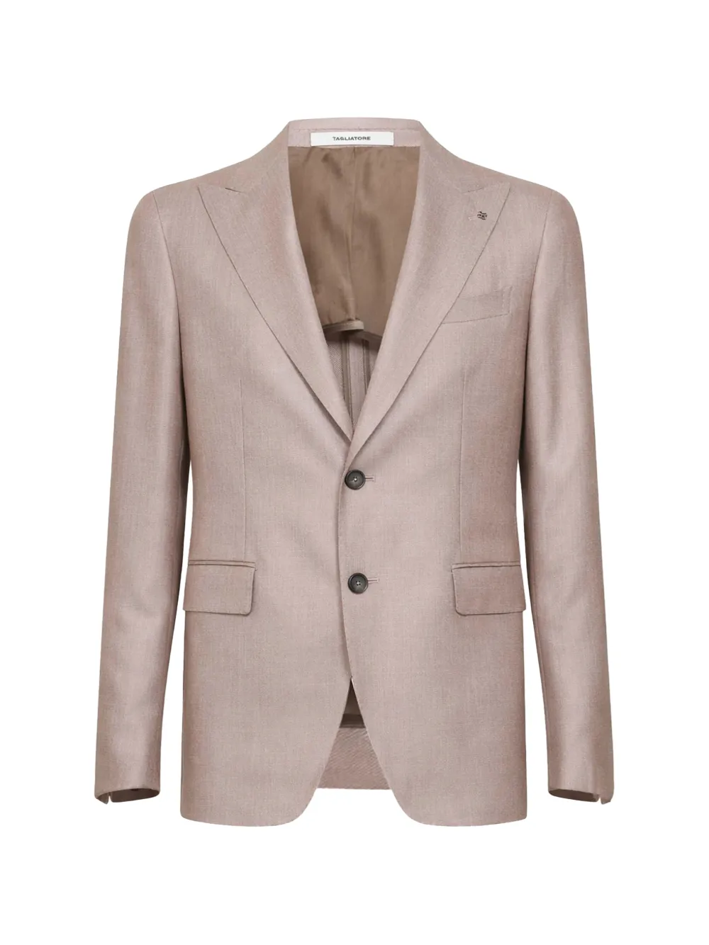 Tagliatore peaked-lapel two-button blazer - Toni neutri