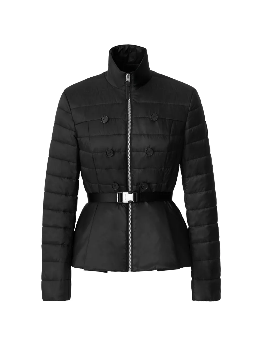 Mackage Serafina belted quilted jacket - Nero