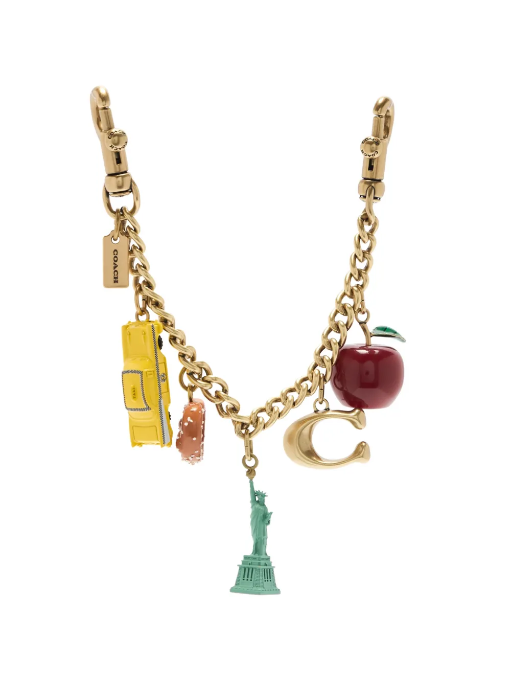 Coach New York bag charm - Oro