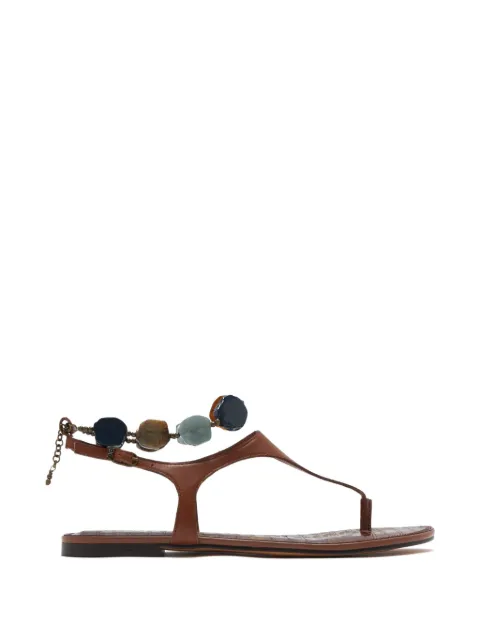 Sam Edelman Canna Thong bead-embellished sandals