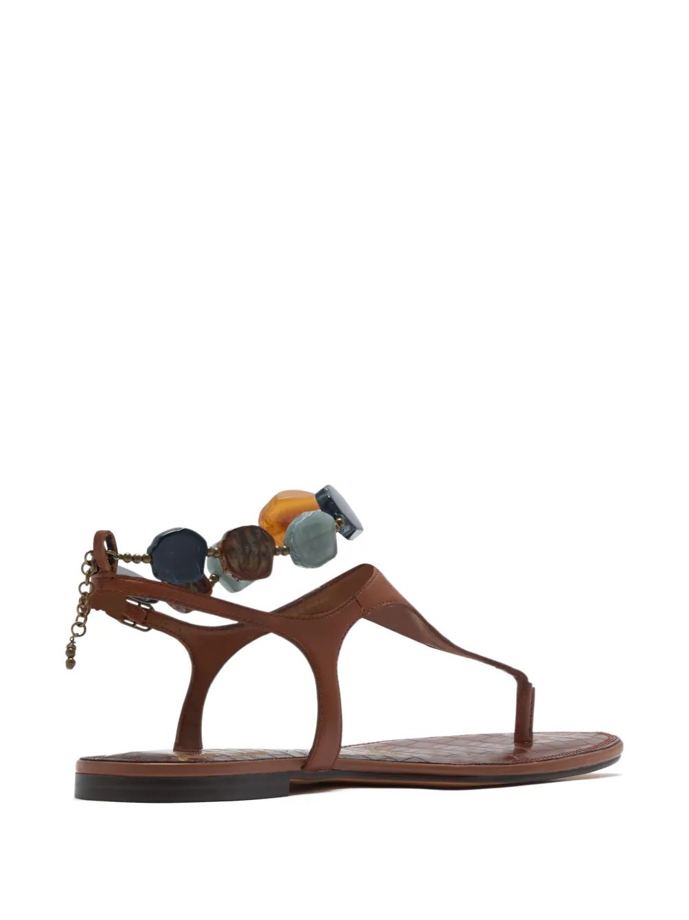 Sam Edelman Canna Thong bead-embellished sandals Bruin