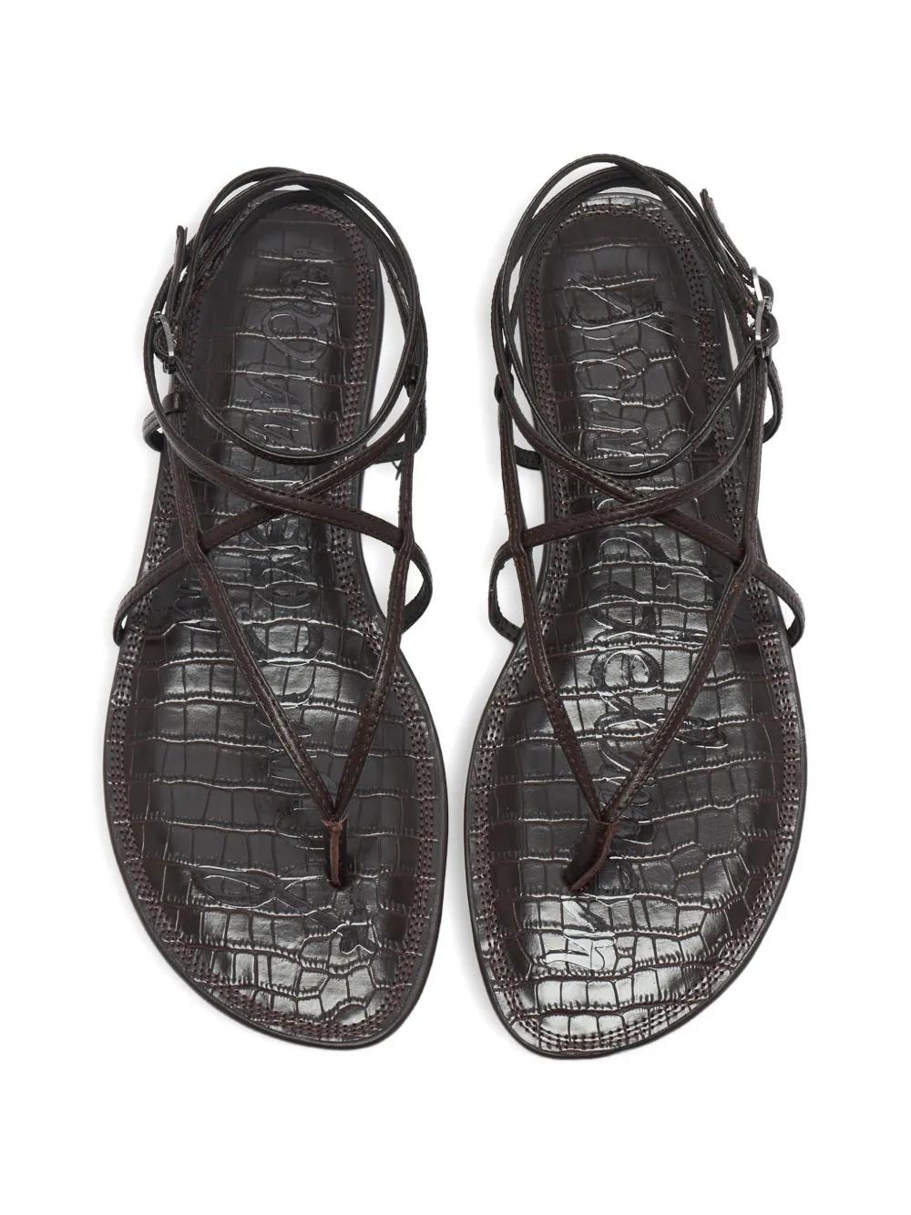 Sam Edelman croc-effect strappy sandals Bruin
