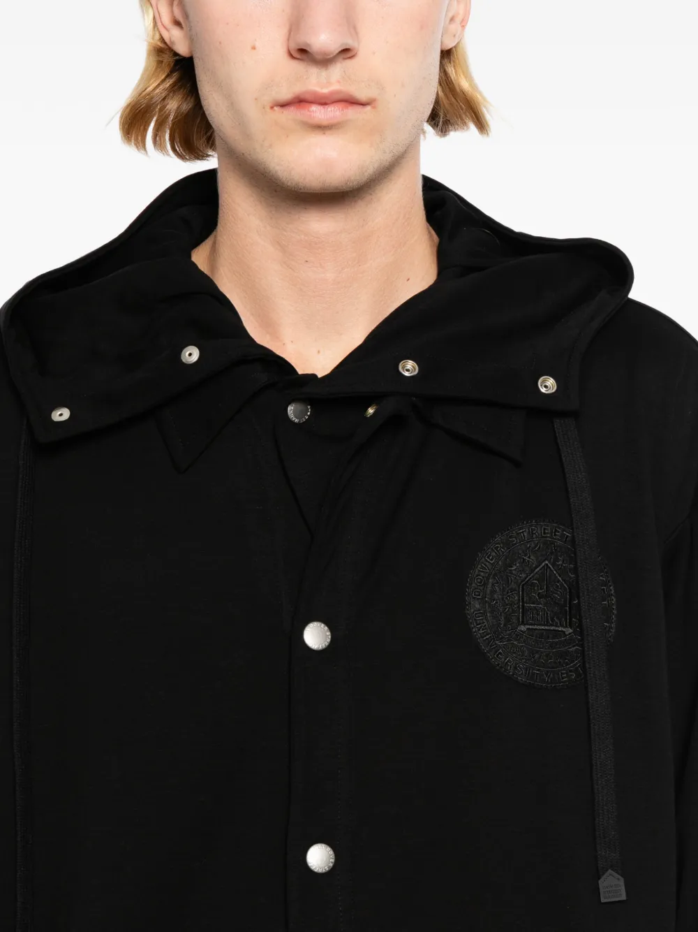 Dover Street Market x Kei Ninomiya jack met capuchon Zwart