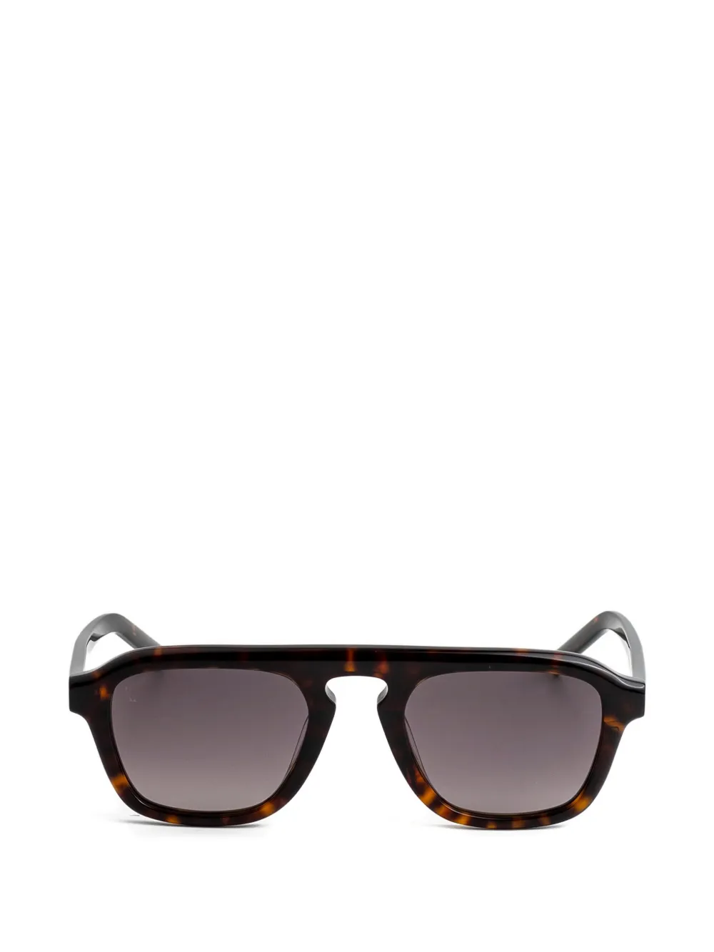 Kaleos Crowne tortoiseshel-effect squared sunglasses - Marrone
