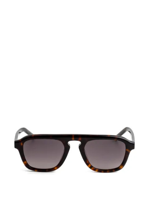 Kaleos Crowne tortoiseshel-effect squared sunglasses