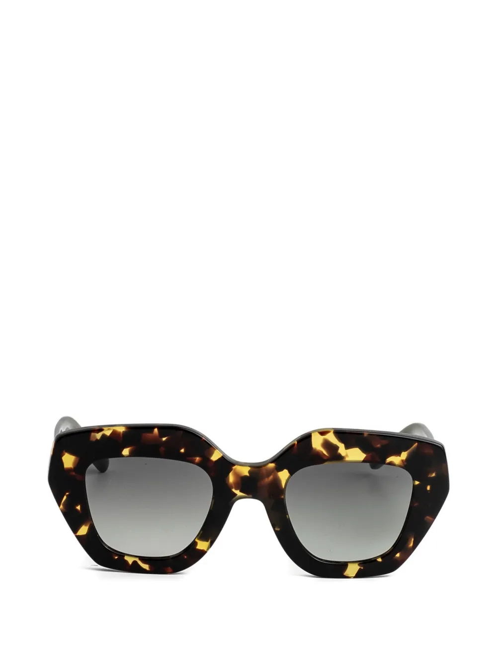 Kaleos Halsey geometric sunglasses - Marrone