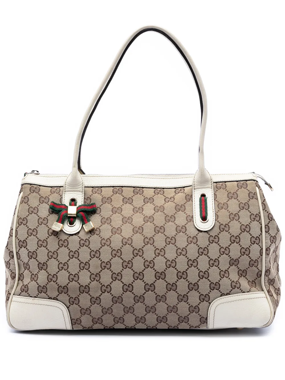 Gucci Pre-Owned 2016-2026 GG Canvas Princy shoulder bag - Bianco