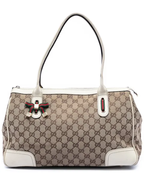 Gucci Pre-Owned 2016-2026 GG 캔버스 프린시 숄더 백