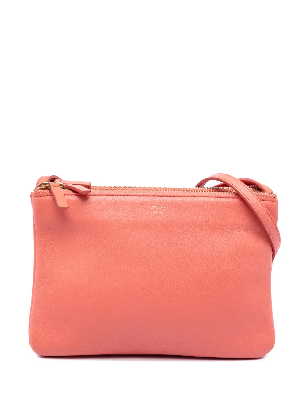 Celine Pre-Owned 2013 Small Lambskin Trio crossbody bag - Rosa