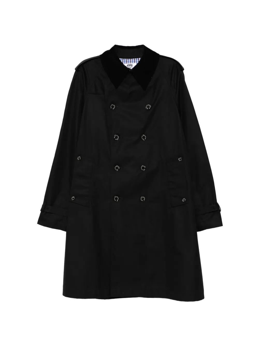 Junya Watanabe MAN mackintosh coat - Nero
