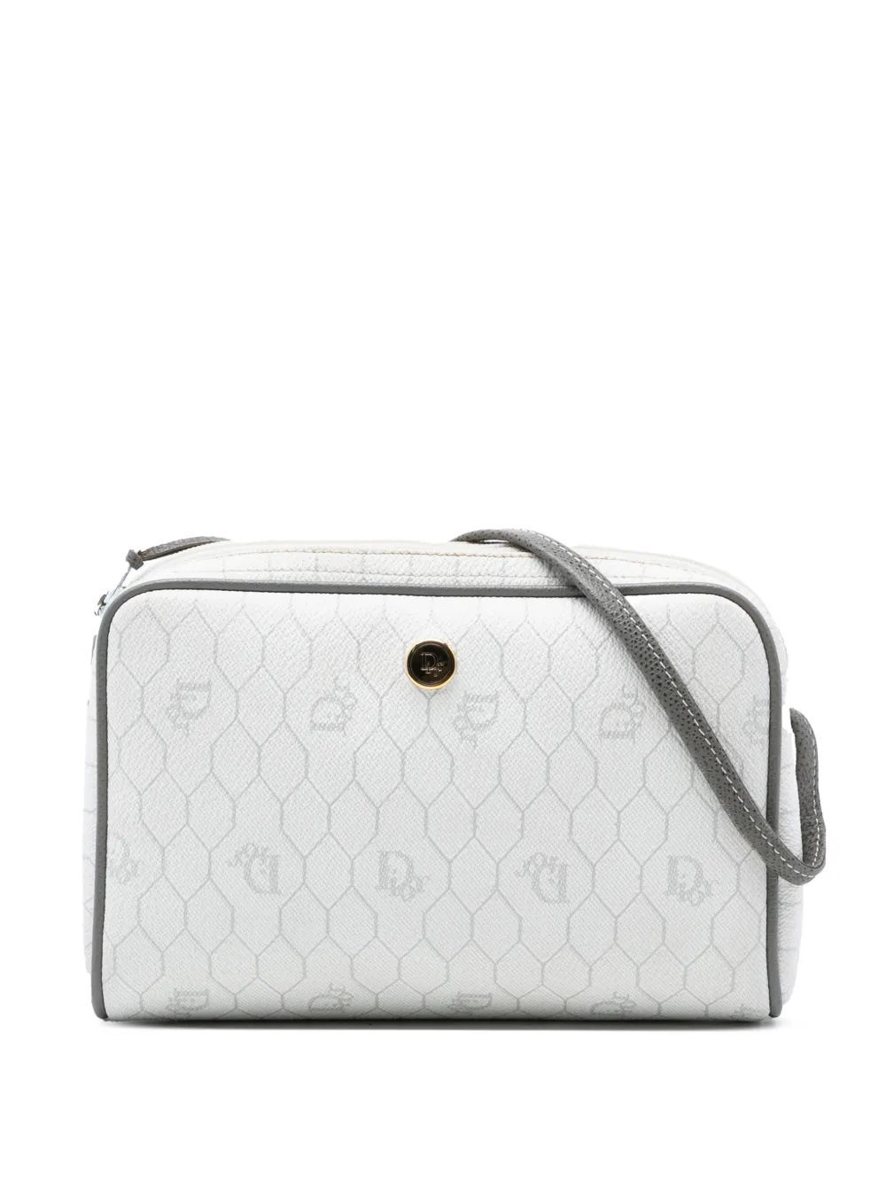 Christian Dior Pre-Owned 20th Century Honeycomb Coated Canvas crossbody bag - Weiß