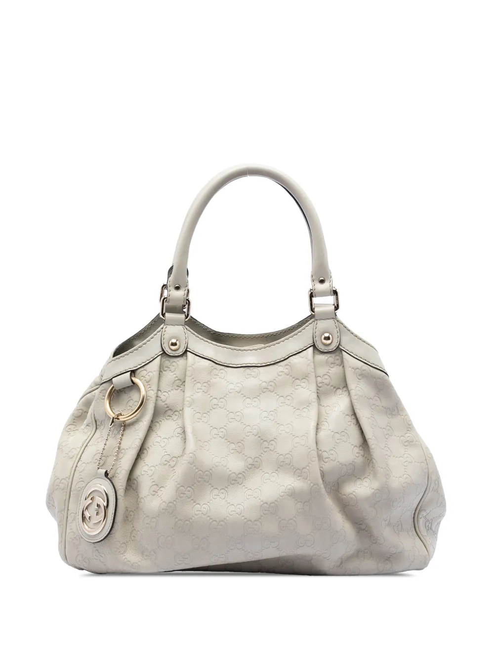 Gucci Pre-Owned 2016-2025 Medium Guccissima Sukey tote bag - Bianco