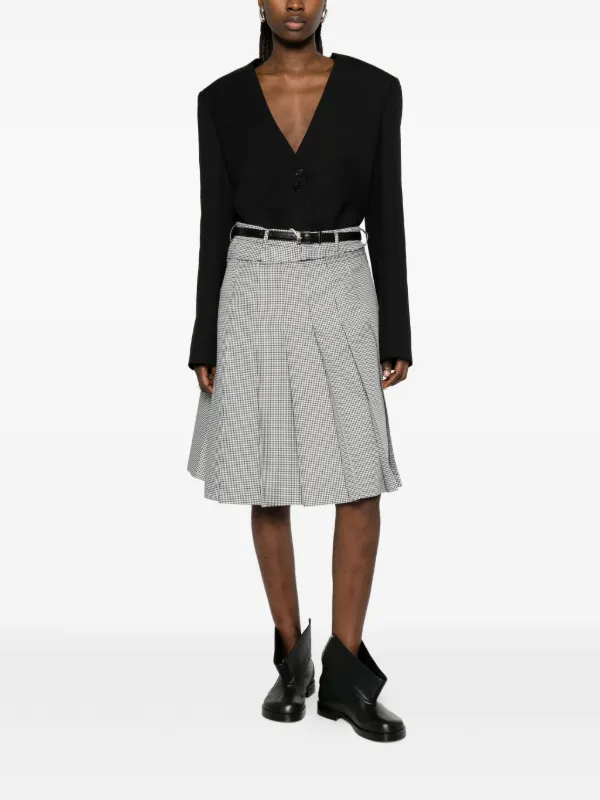 COMME des GARÇONS チェックプリーツスカート M Comme Des Garçons Comme Des Garçons チェック プリーツスカート