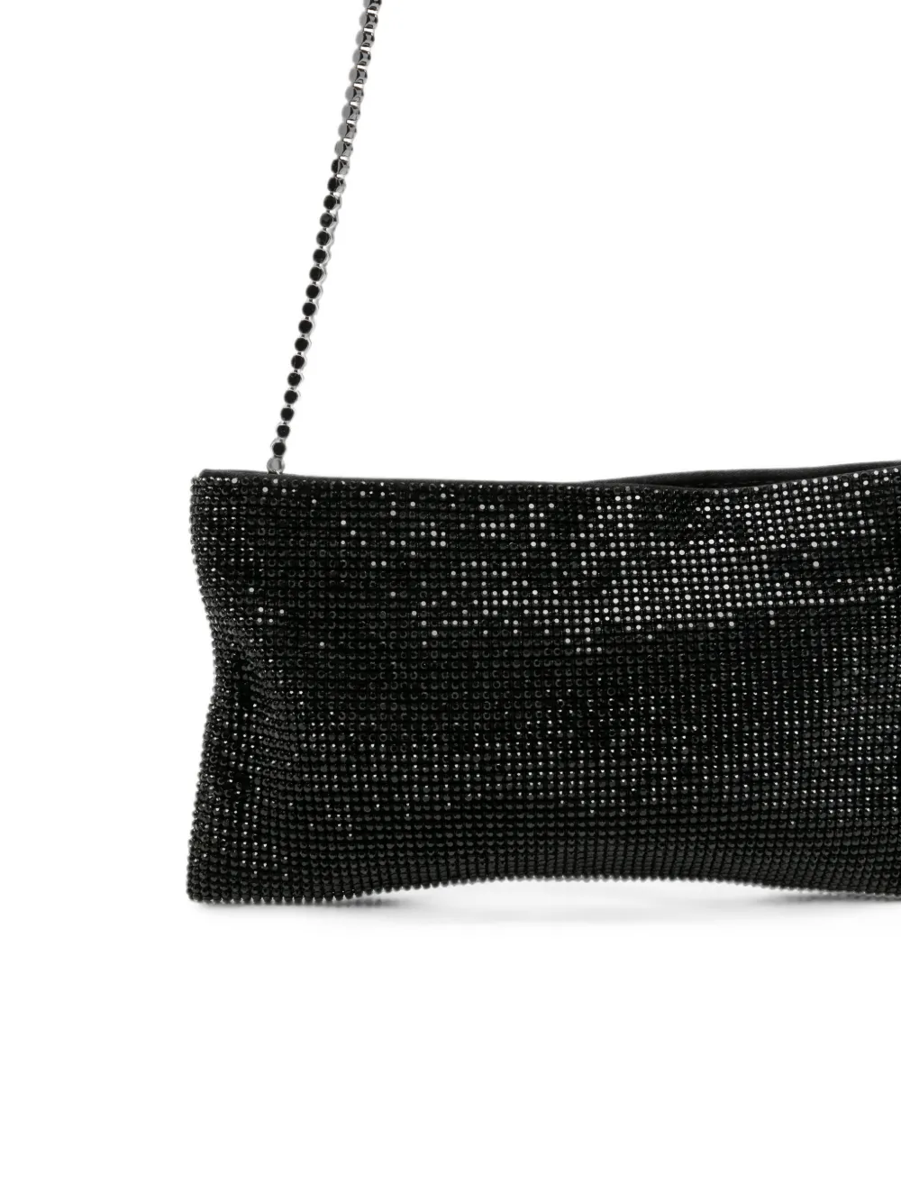 Benedetta Bruzziches Clutch verfraaid met kristallen Zwart