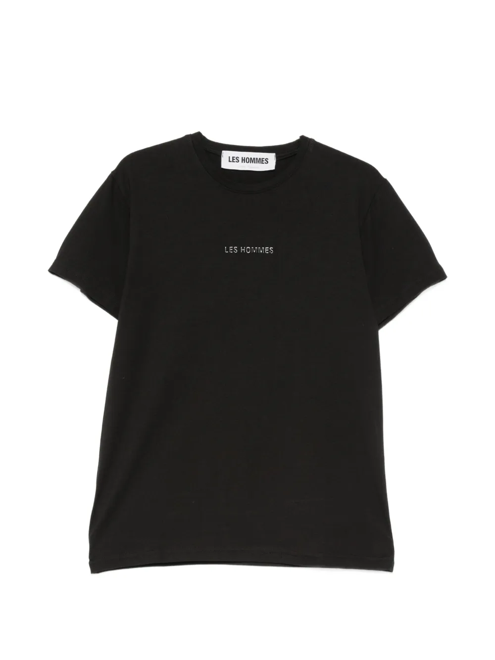 Les Hommes Urban logo-detail cotton T-shirt - Nero