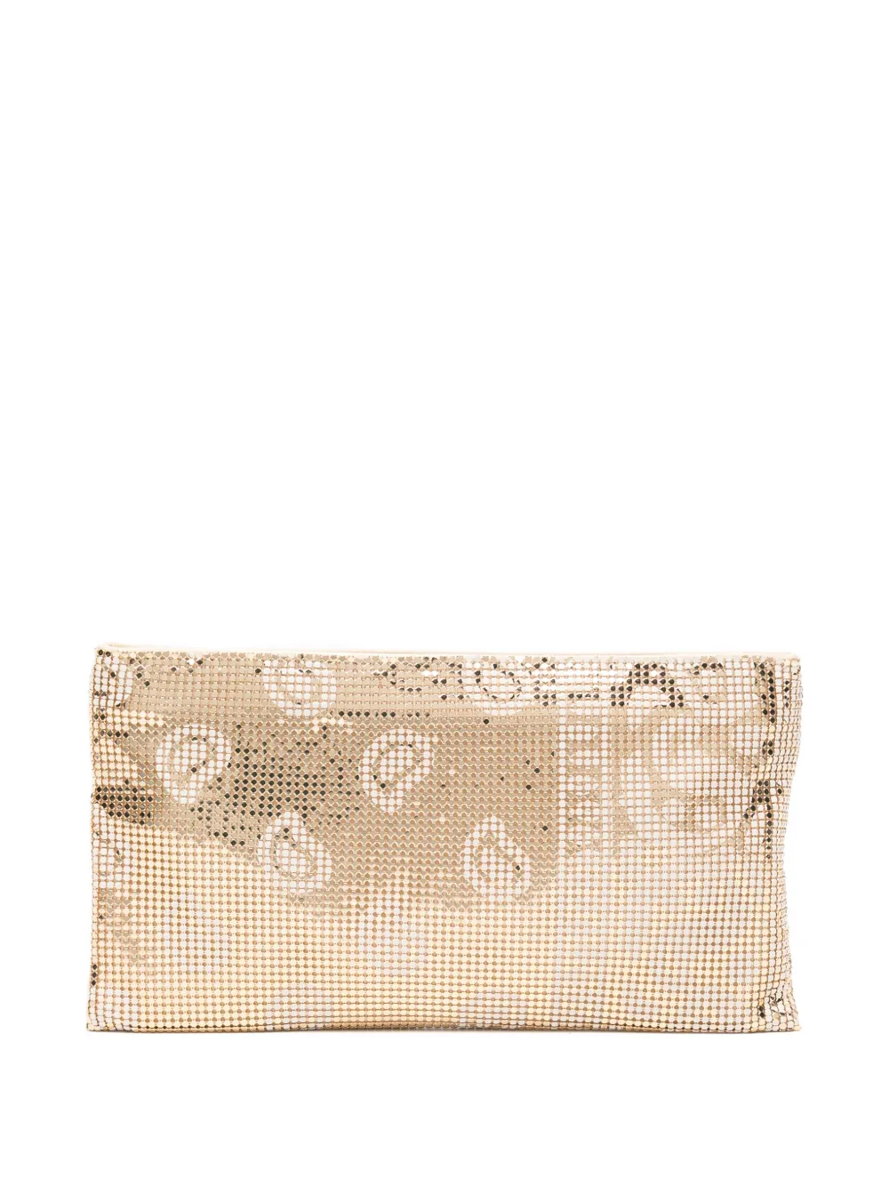 Benedetta Bruzziches bandana-print clutch bag - Oro