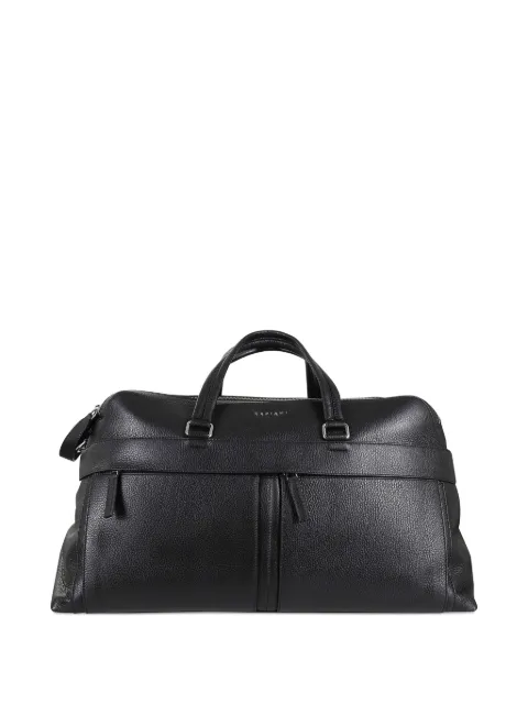Orciani Micron zip leather duffle bag