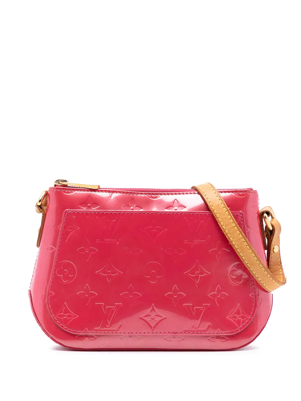 Louis Vuitton 2006 Monogram Vernis Minna Street Umhängetasche in Rosa Monogram-Leder