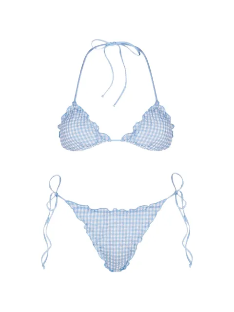 MC2 Saint Barth Sagitami vichy pattern bikini