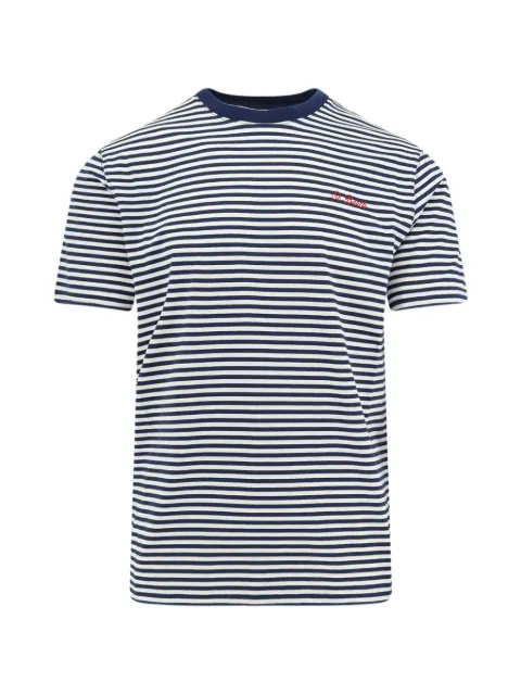 MC2 Saint Barth Portofino striped embroidered-logo t-shirt