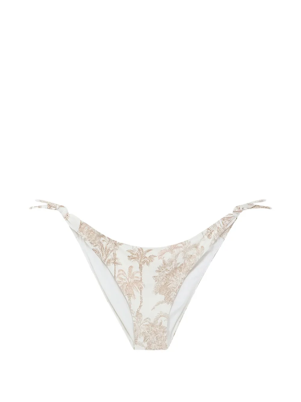 MC2 Saint Barth Yali bikinislip met gestrikte zijkant Wit