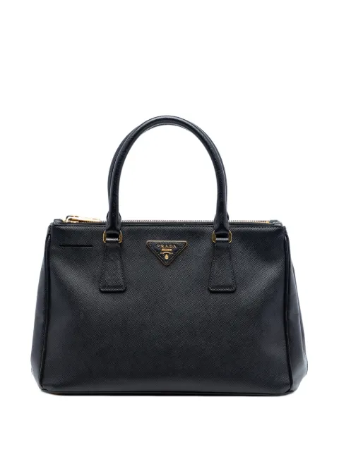 Prada Pre-Owned 2010-2026 Medium Saffiano Lux Galleria Double Zip satchel
