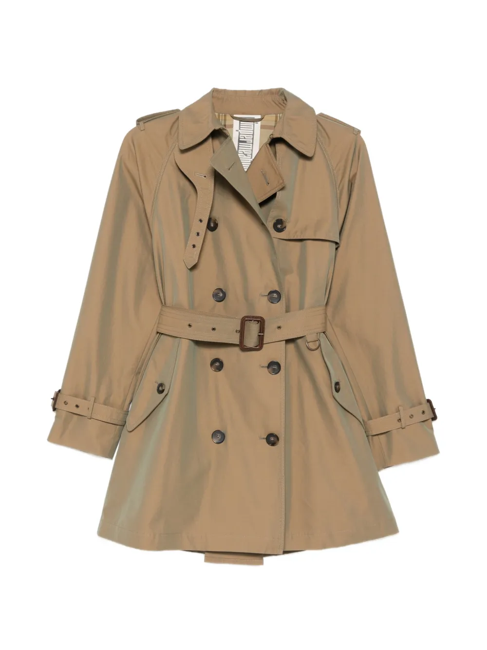 L'impermeabile Nelson belted trench coat - Verde