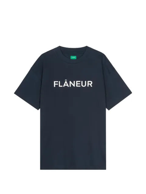 FLÂNEUR logo-print T-shirt