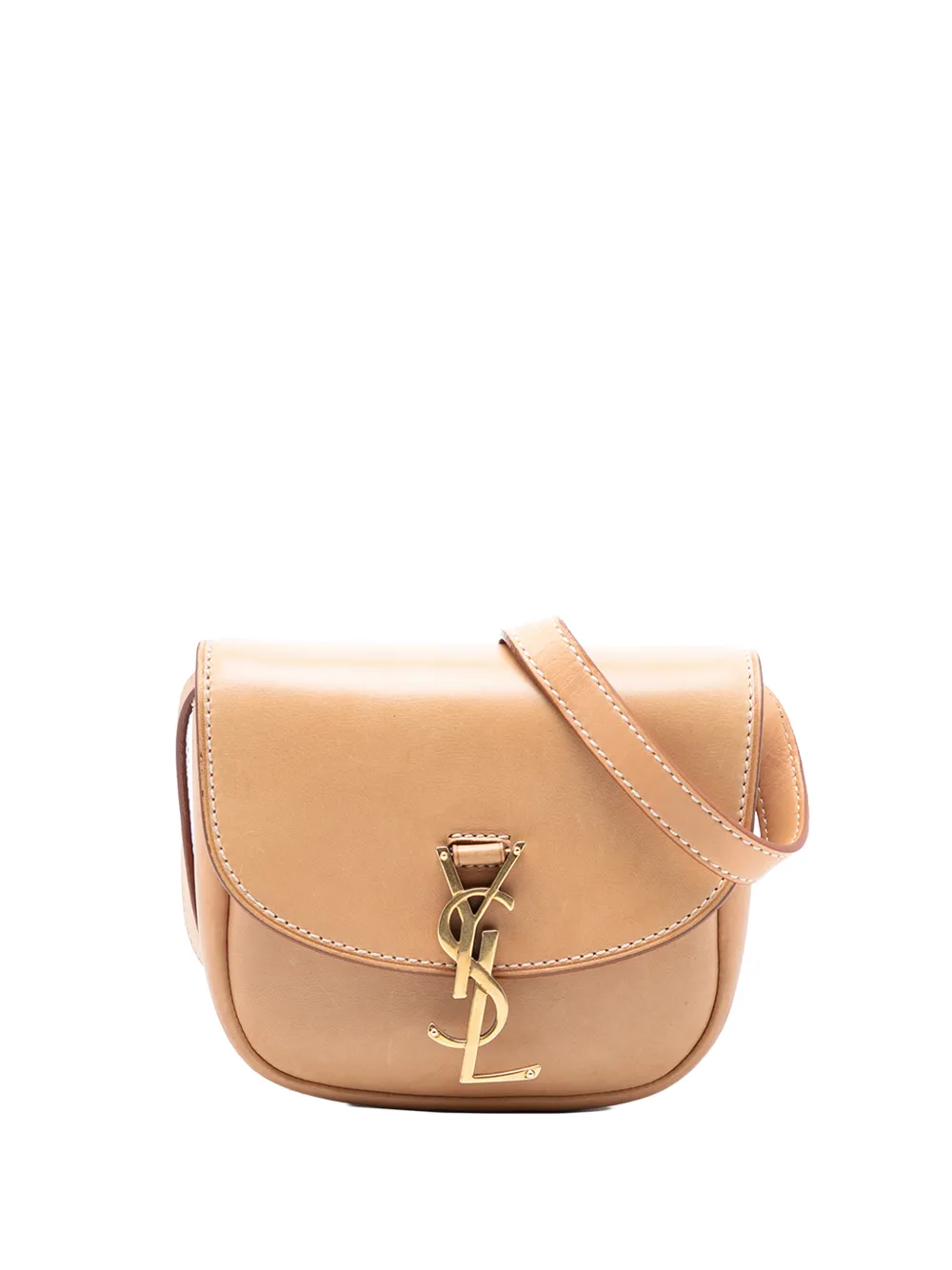 Saint Laurent Pre-Owned 2020 Small Leather Kaia crossbody bag - Brown